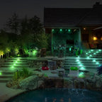 7 Inch Retaining Wall Lights,5W LED Hardscape Lighting,200LM RGB Color Changing Outdoor Step Lights,IP65 Waterproof 12V-24V Low Voltage Landscape Lights For Patio Walls Stairs,90CRI Connectors - Image 5