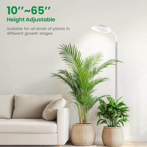 Garpsen 6000K Grow Light with Gooseneck, for Large Plants, 2Pack - Image 2