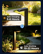 Vosaro Solar Pathway Lights Outdoor 6 Pack, 3 Color Temperatures, IP65 - Image 6