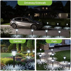 GOODFOEVER Solar Pathway Lights Outdoor, 16 Pack Solar Lights Outdoor Waterproof for Outside, Garden Decor for Yard, Patio, Landscape, Planter, Walkway, Driveway - Image 7