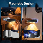 Solar Fence Lights, 4Packs Magnetism RGB Color Changing IP65 Waterproof, Deck for Fence Patio Step Wall - Image 2