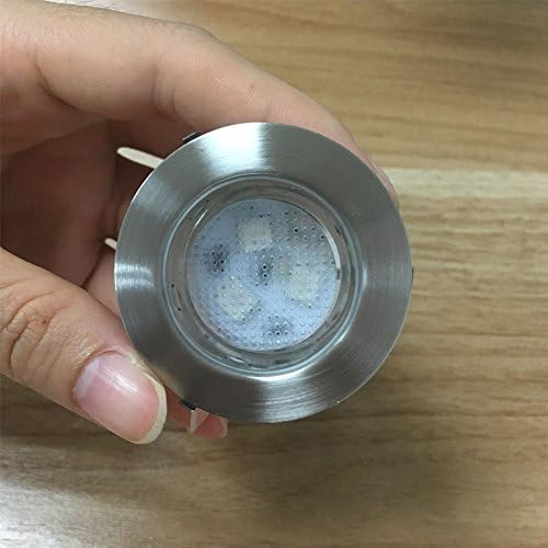 6pcs Low Voltage LED Deck Lights Kit Multi-Color RGB Stainless Steel Waterproof Outdoor Yard Garden Recessed Wood Decoration Lamps Landscape Pathway Patio Step Stairs LED In-ground Lighting - Image 4