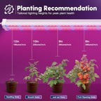 FREELICHT 1Pack 4FT Grow Light for Indoor Plants, 60W=350W, Red Blue - Image 3