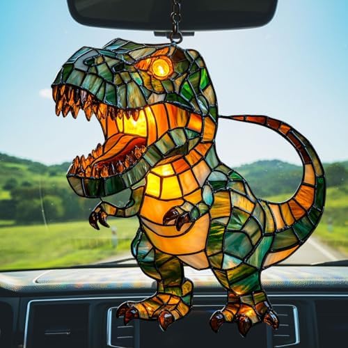 Cute Chibi T-rex Acrylic Suncatcher - Image 5