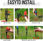 Suzile 150 Pcs Christmas Plastic Light Stakes 7.5'' Tall Xmas Yard Stakes - Image 3