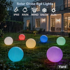 10 inch Solar Globe Light Outdoor Waterproof, Solar Ball for Garden - Image 4