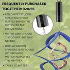 Red Carpet Studios The Original Cosmix Deluxe Helix Wind Spinner, Medium 14-Inch, Double Blue & Copper - Image 4