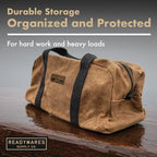 Readywares 12" Utility Bag | Waxed Canvas Small Heavy Duty Tool Bag - Image 3