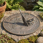 Whitehall Products Frog Sundial, Oil Rub Bronze - Image 2