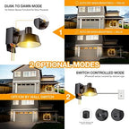 Ehaho Porch Lights with Outlet for Front Door, Dusk to Dawn, IP65 (1 PC) - Image 3