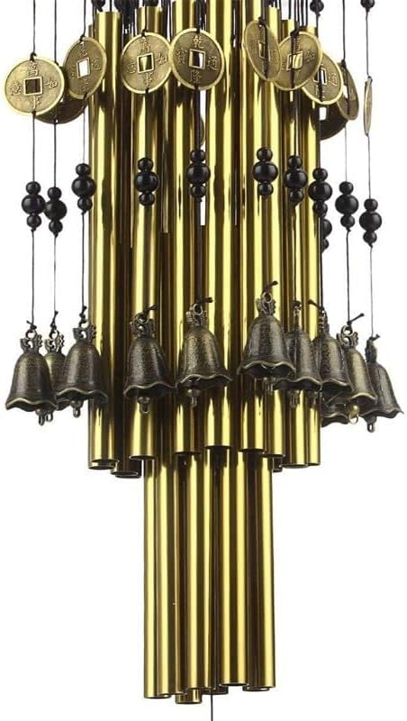 Outdoor Indoor Metal Tube Wind Chime with Copper Bell Large Windchimes for Patio Garden Terrace(D) - Image 7