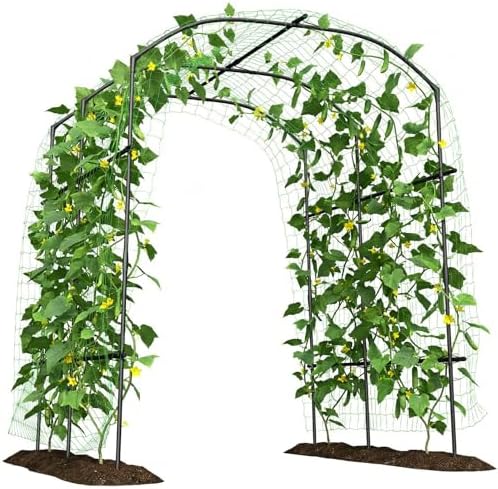 87in H Tall Garden Arch Trellis for Climbing Plants Outdoor by UrGROWA