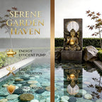 Ferrisland LED 27.6" H Buddha Statue Outdoor Water Fountain, Zen‑Style - Image 5