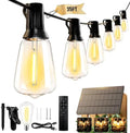 Solar String Lights Outdoor 35FT Waterproof Dusk to Dawn Edison Cafe Lights by GuanbayQuickOrder