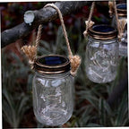 Healeved 30pcs Hemp Rope Jar Handles Wide Mouth Mason Jars Hangers for DIY Projects Wire Handles Burlap Rope - Image 5