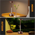 LED Cordless Table Lamp Rechargeable,Battery Powered Outdoor Table Light - Image 6