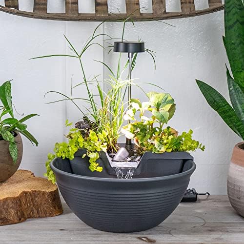Aquascape AquaGarden Tabletop Fountain Kit (Gray) by Aquascape