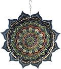 Ganz Mandala Stainless Steel Hanging Spinner 12 Inch New by Ganz