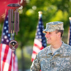 Personalized Wind Chimes for Military, Memory Gifts for US Veteran, Memorial Wind Chimes for Loss Loved One, Sympathy Gifts for Loss Soldiers Navy, Army, Air Force - Image 6