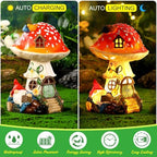100 Sets Mushroom House Fairy Gnomes Miniatures Figures Garden Accessories - Image 5