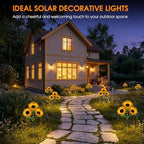 Solar Sunflowers Outdoor Waterproof Flowers Lights Yard Garden Fall Decor - Image 5