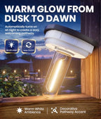 NEWMESSI Solar Lights Outdoor Waterproof, 12 Pack, Cool White - Image 2