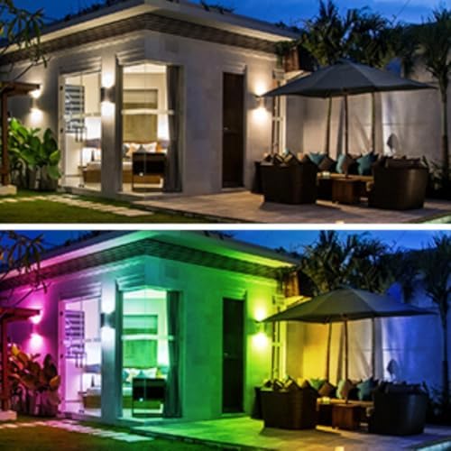 100W RGB LED FloodLights,10000LM APP‑Controlled Outdoor Light,2‑Pack - Image 3