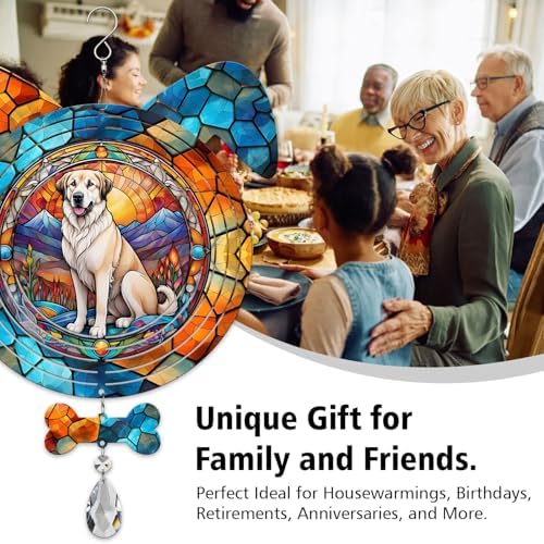 Anatolian Shepherd Dog Ears Wind Spinner, Anatolian Shepherd Wind Spinner Hanging for Yard and Garden - Image 7