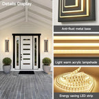 Dusk to Dawn Outdoor LED Wall Lights,3-Tier 23.6 in,36W,2 Packs - Image 4