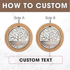 Personalized Memorial Wind Chimes Tree of Life Gift for Loss Ones - Image 2