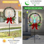 Fiber Optic Angel Solar Lights Garden Stakes,Christmas Decorastions Outdoor - Image 4