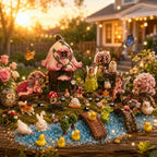 101Pcs Fairy Garden House Resin Accessories,Miniature Fairy Figurine,Animal - Image 6