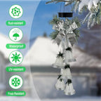 Christmas Bells Solar Mobile Lights,Wind Chimes for Outside & Hanging Decor - Image 2