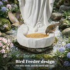 25'' Virgin Mary Statue with Bird Feeder Garden Decor Outdoor - Image 2