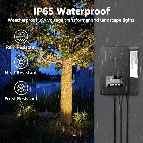 SUNVIE Low Voltage Landscape Lights with 300W Transformer, 12PCS - Image 4