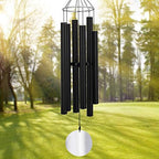 ASTARIN Large Wind Chimes Outdoor Deep Tone,Black by Astarin