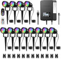 SUNVIE RGBW Landscape Lighting Kit with 300W Transformer, Waterproof, 12PCS by SUNVIE