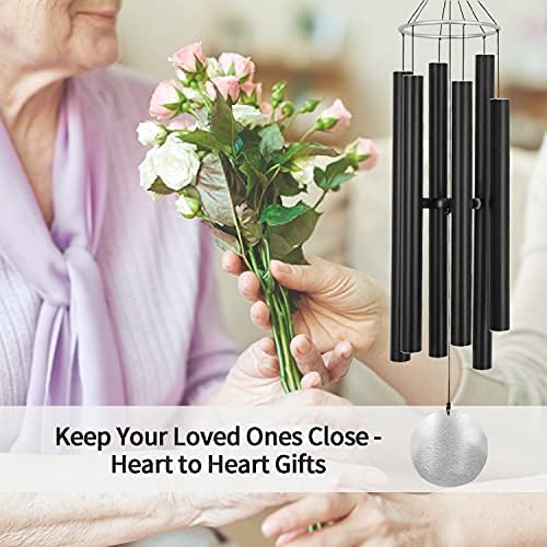 ASTARIN Large Wind Chimes Outdoor Deep Tone,Black - Image 6