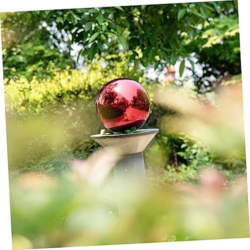 Colored Reflective Gazing Ball Polished Garden Decor Decorative Mirror Globe for Outdoor Spaces Vibrant Reflective Sphere for Lawn and Decoration - Image 5
