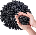 GreatBuddy Black Pebbles for Landscaping, 15 lbs, 1-2 Inch by GreatBuddy