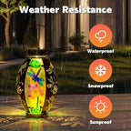 STARSOUL Solar Lantern Outdoor Waterproof, Hanging Solar Lantern for Patio Garden Yard Decor, Dragonfly Garden Decor, Dragonfly Gift for Women - Image 4