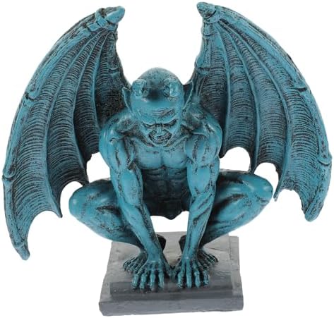LIFKOME Gothic Resin Garden Statue Figurine for Xmas Halloween Decor by LIFKOME