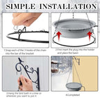 Adnee 1 Set 100W Thermostatical Hanging Heated Birdbath for Winter Outdoor - Image 4