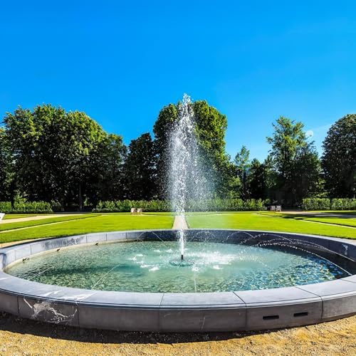Solar Garden Fountain Pump with RGB Lights Floating Pond Water Feature - Image 4