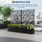 GarveeLife Metal Planter Box with Trellis 71"x47"x16", with Drainage Holes - Image 6