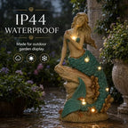 Magical Solar Mermaid Garden Statue Figurine - Image 6