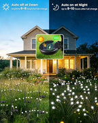 OZS 12 Pack 96 LED Solar Garden Lights, Solar Firefly Lights Outdoor - Image 3