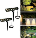 Landscape Lights, DC24V Low Voltage Spotlight, 12W、3000K、IP67 Outdoor Wall Washer Light, Wall Mount or Stake, for Landscape, Wall & Accent Lighting (2 Pack) by LIPIFAY
