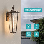 Outdoor Wall Light Fixtures,Brown Exterior Waterproof Lantern - Image 6