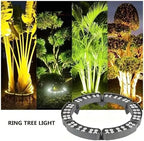 Outdoor IP65 Waterproof Tree Light, AC110V AC220V All-Weather Spotlight Warm White for Landscape Uplighting, Die Cast Aluminum LED Lamp for Garden and Yard(6 Lights) - Image 3